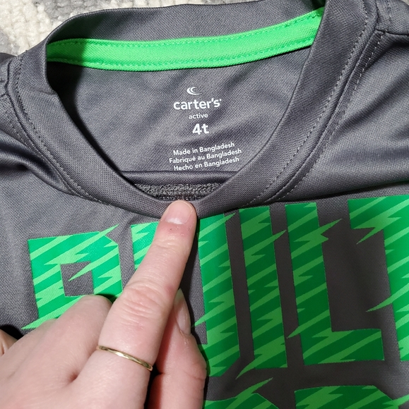 🥳 3/$16 Carter's "Built for Speed" T-shirt - 4T - Picture 2 of 2